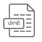 Icon for downloading Punjabi transcript